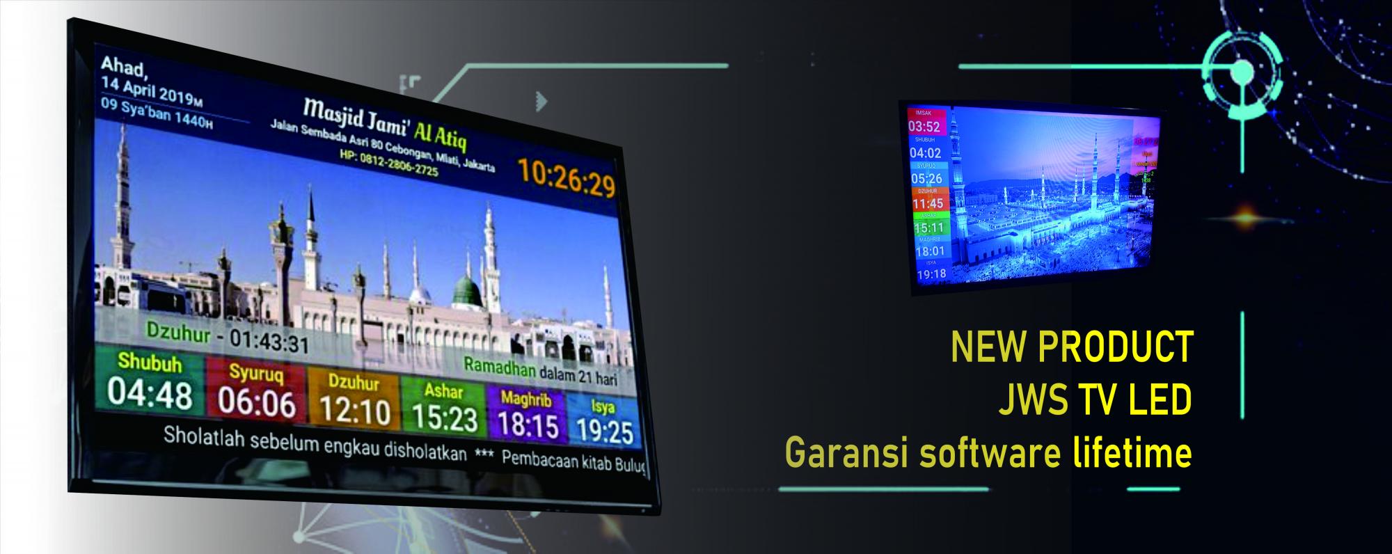 JADWAL SHOLAT DIGITAL TV LED